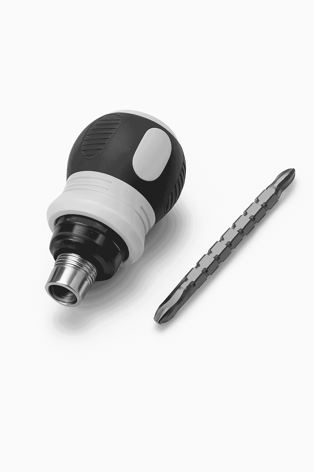 Compact Ratchet Screwdriver Set-black