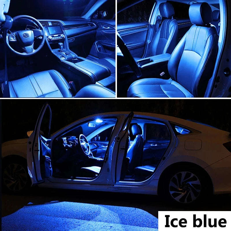 Complete LED Interior Dome Light Kit for B5 B6 B7 B8 CC Sedan Variant 1998-2020-purple / B6 Sedan - 16PCS