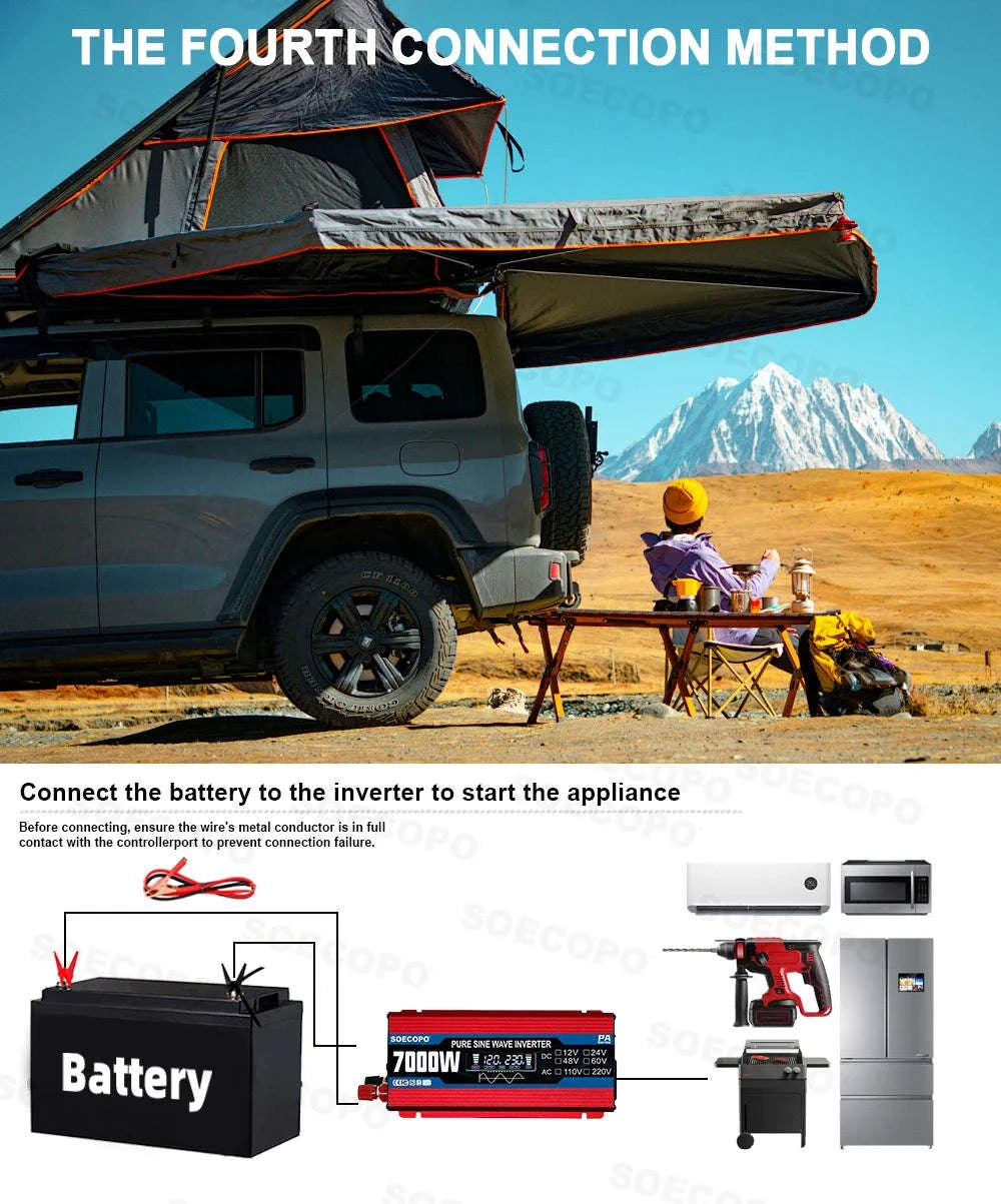 Complete Solar Kit with 800W Pure Sine Inverter & 20W Panel-220V Solar Kit