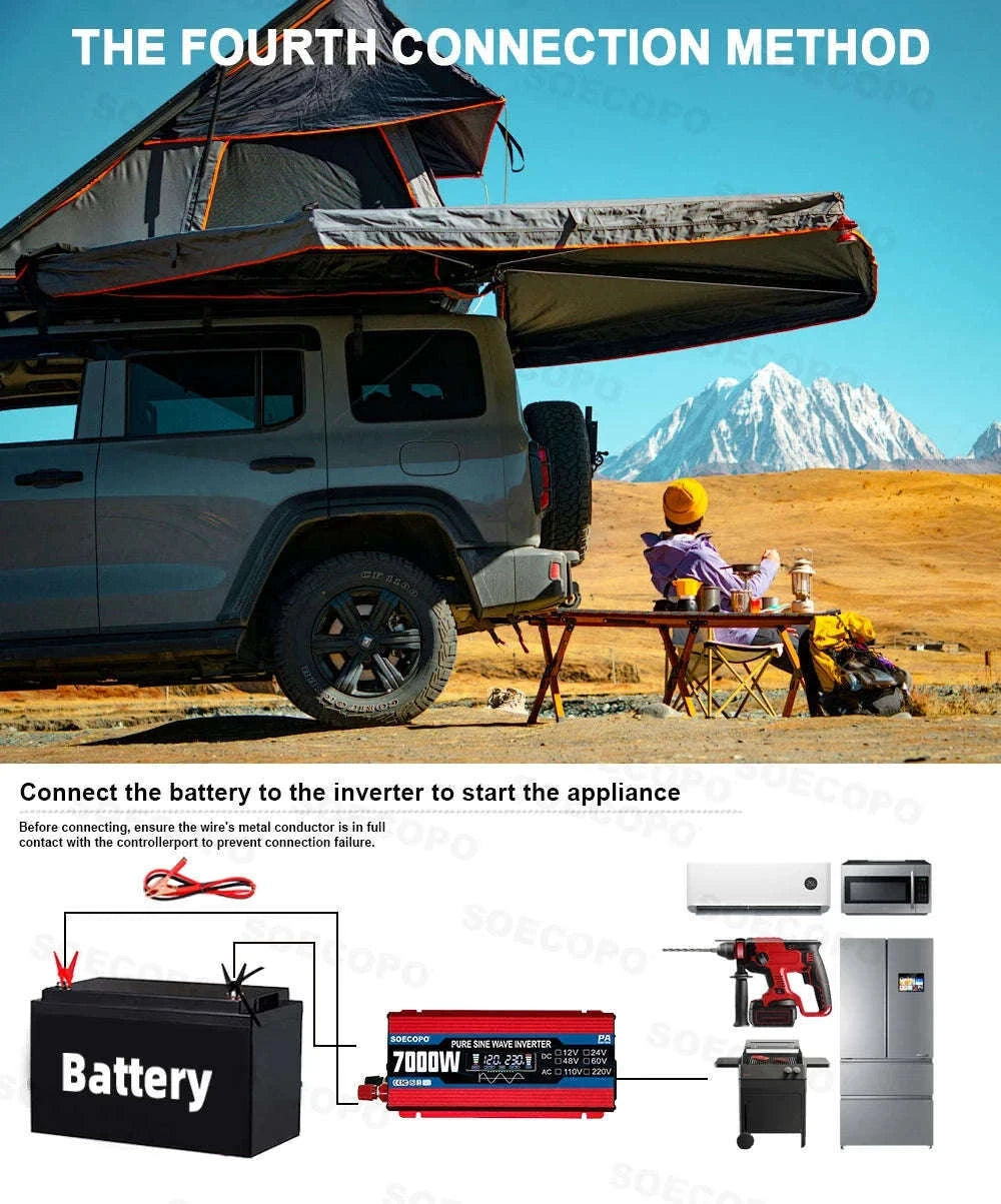 Complete Solar Kit with 800W Pure Sine Inverter & 20W Panel-220V Solar Kit