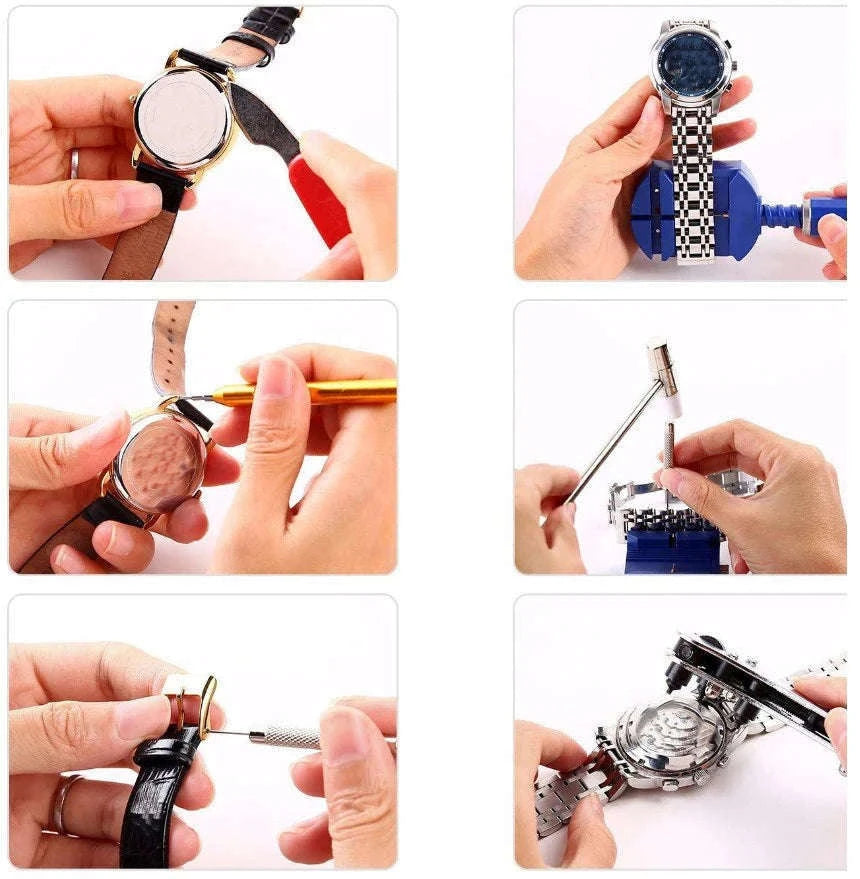 Complete Watch Repair Tool Kit for Battery Replacement & Link Adjustment-149PCS / China Mainland