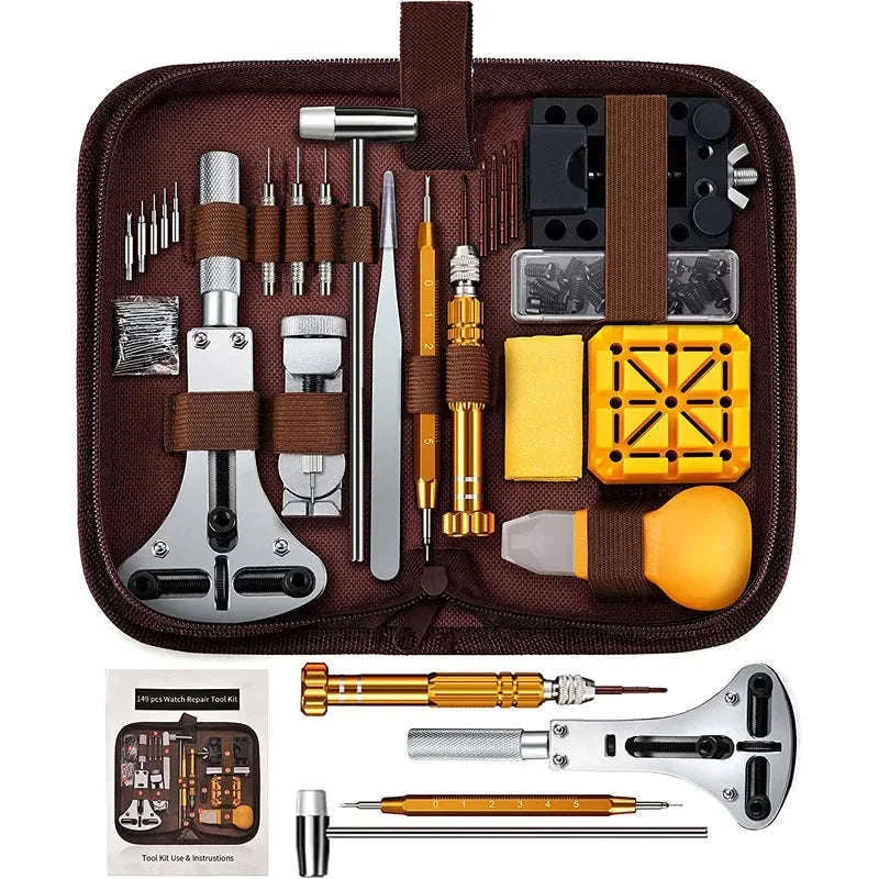 Complete Watch Repair Tool Kit for Battery Replacement & Link Adjustment-149PCS / China Mainland