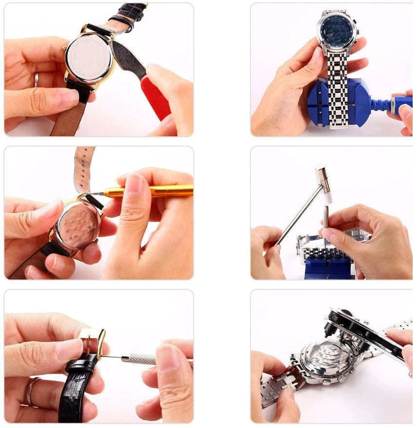 Complete Watch Repair Tool Kit for Battery Replacement & Link Adjustment-149PCS / China Mainland