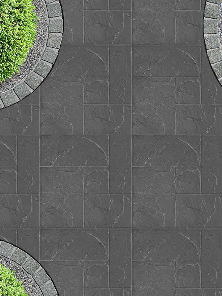 Concrete Stamp Mats 24x24" Set of 4 Stone Texture Skins-United States