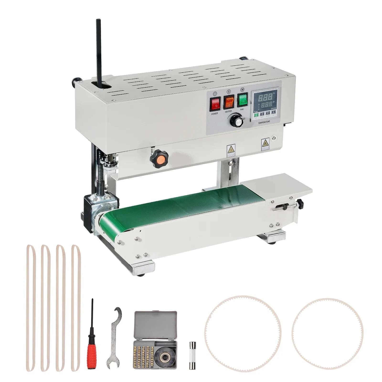 Continuous Vertical Band Sealer 6–12mm Adjustable Bag Sealing Machine-600W / CZECH REPUBLIC