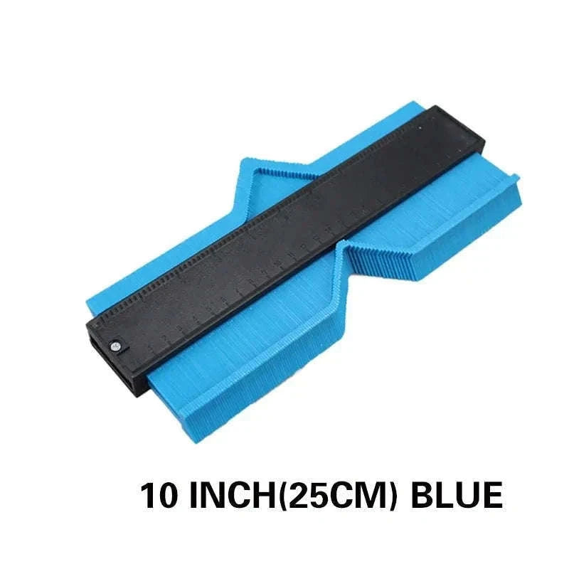 Contour Gauge Line Copier for Accurate Woodworking and Tile Fits-10 Inch Blue