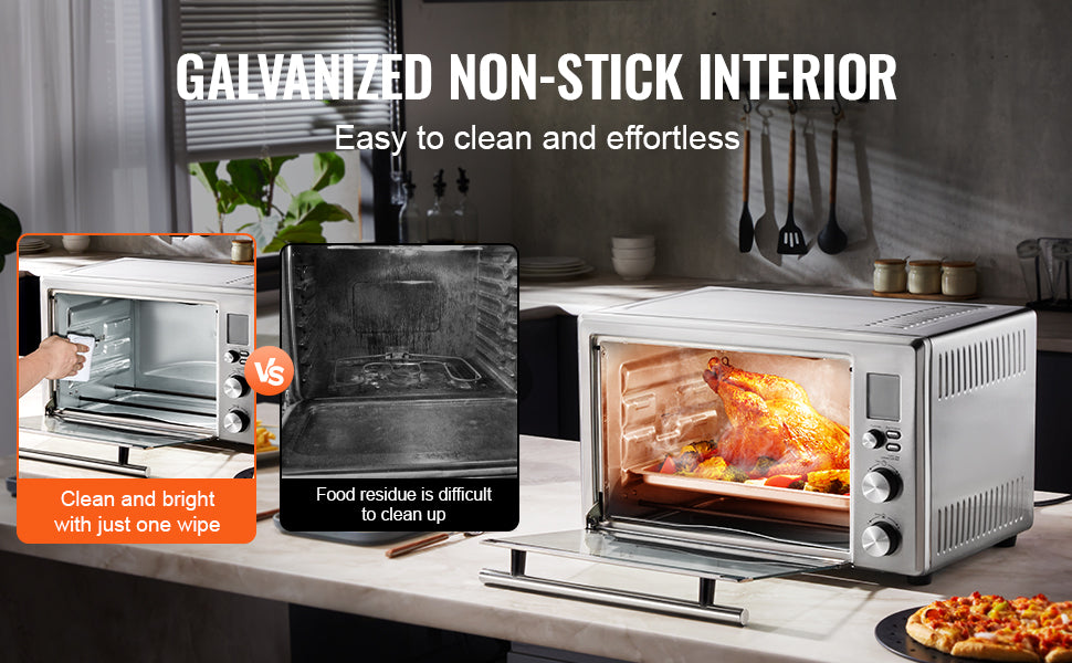 10-in-1 Convection Oven 28L Countertop Oven with Rotisserie