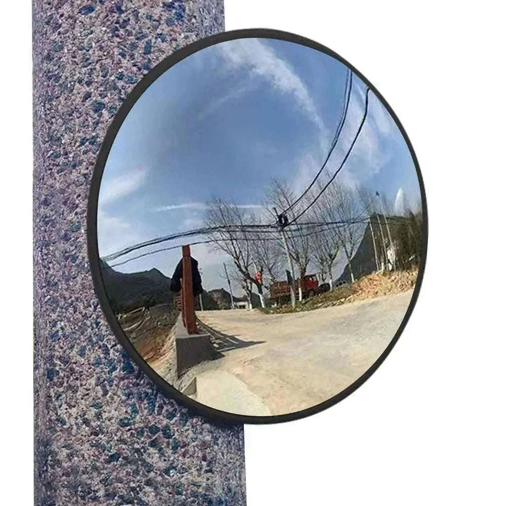 Convex Security Mirror 30cm Wide Angle Corner Safety Mirror-Blue