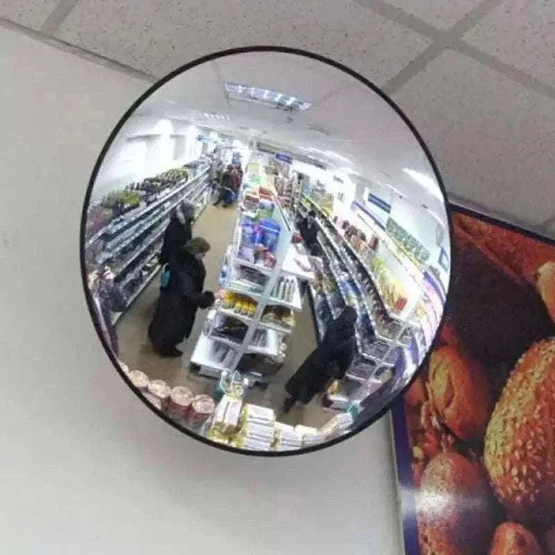 Convex Security Mirror 30cm Wide Angle Corner Safety Mirror-Blue