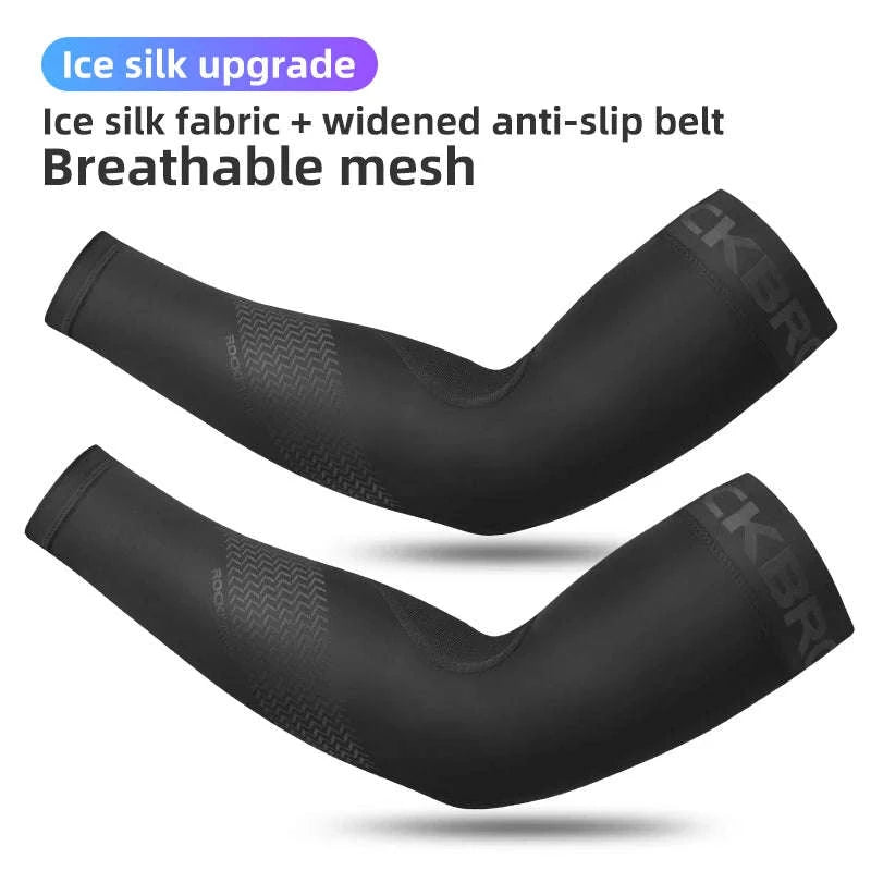 Cooling Cycling Arm Sleeves UV Protection Breathable Summer Cover-XT057BK / S