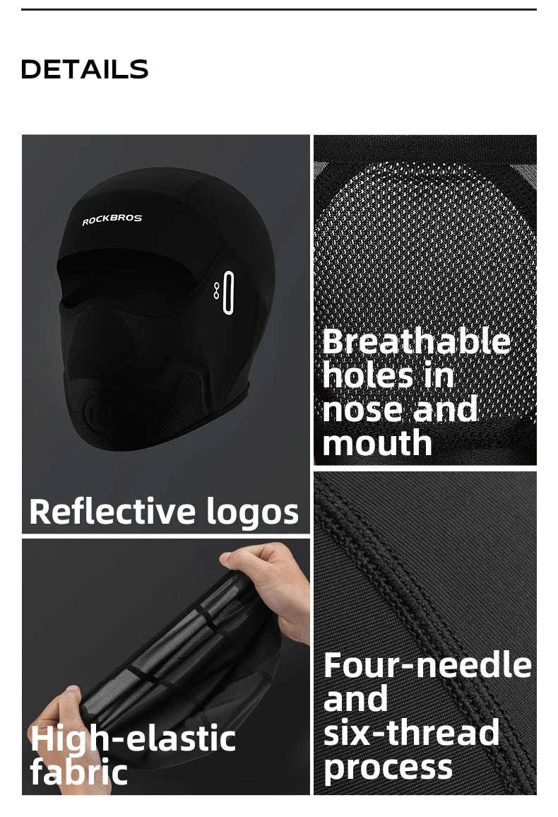 Cooling Cycling Balaclava Hat UV Cover for Summer Riding-Default Title