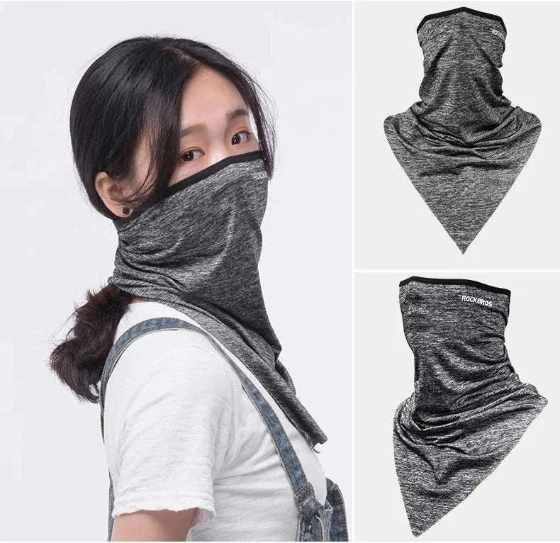 Cooling UV Protection Cycling Face Mask Ice Silk Neck Gaiter-LF7159-4