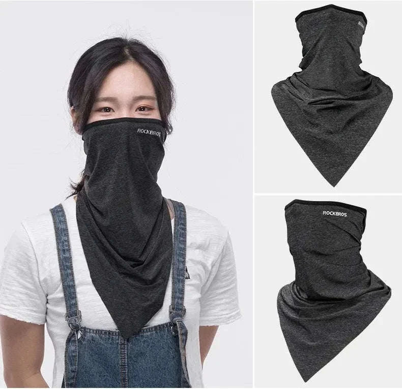 Cooling UV Protection Cycling Face Mask Ice Silk Neck Gaiter-LF7159-4