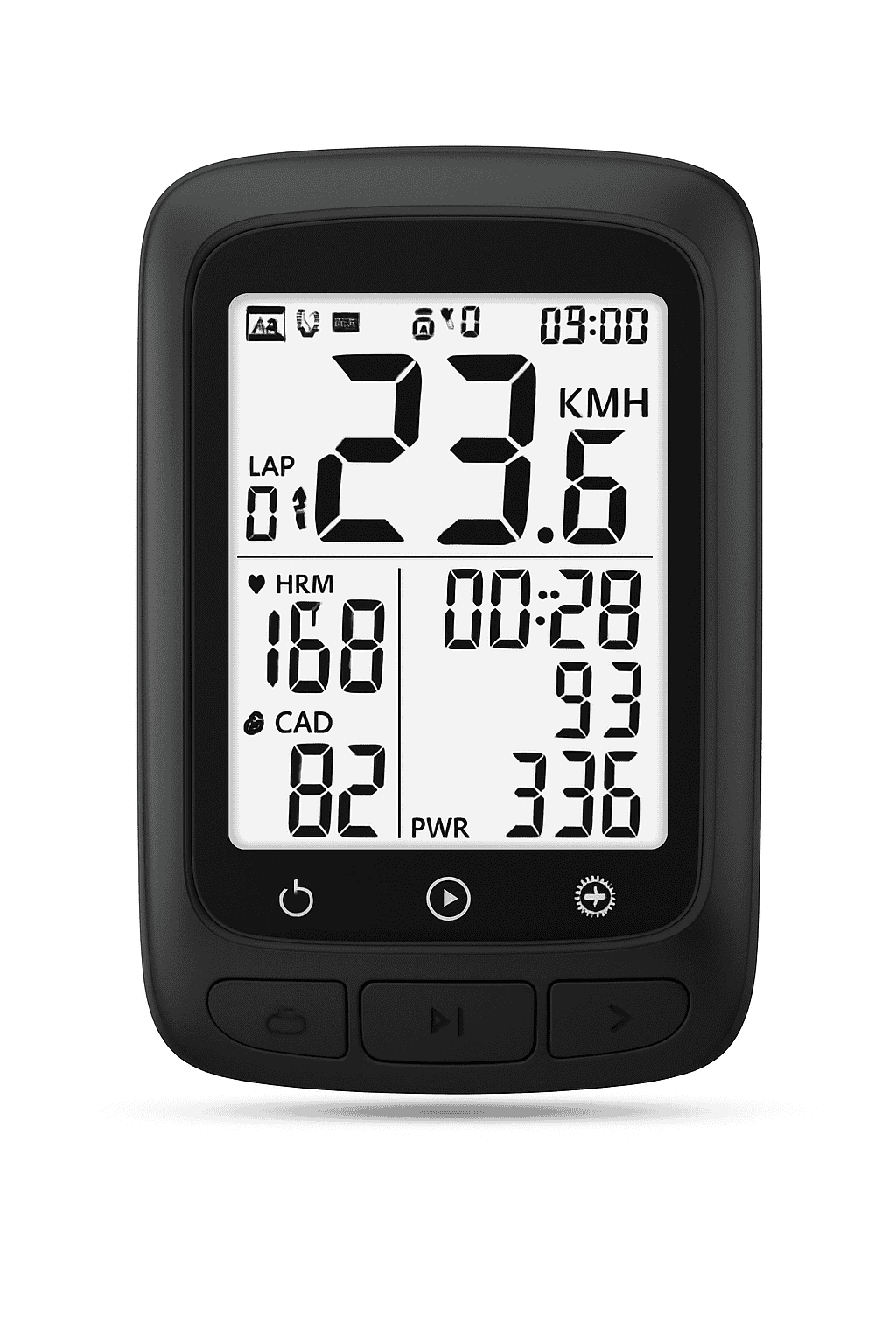 COOSPO BC107 Wireless GPS Bike Computer with Sensor Support-BC26-B