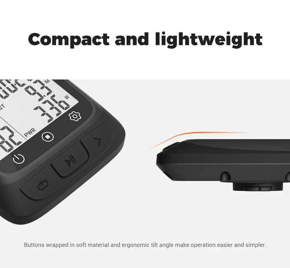 COOSPO BC107 Wireless GPS Bike Computer with Sensor Support-BC26-B
