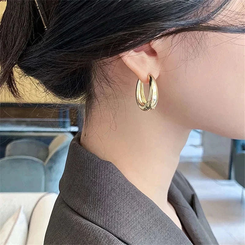 Copper Hoop Earrings-01