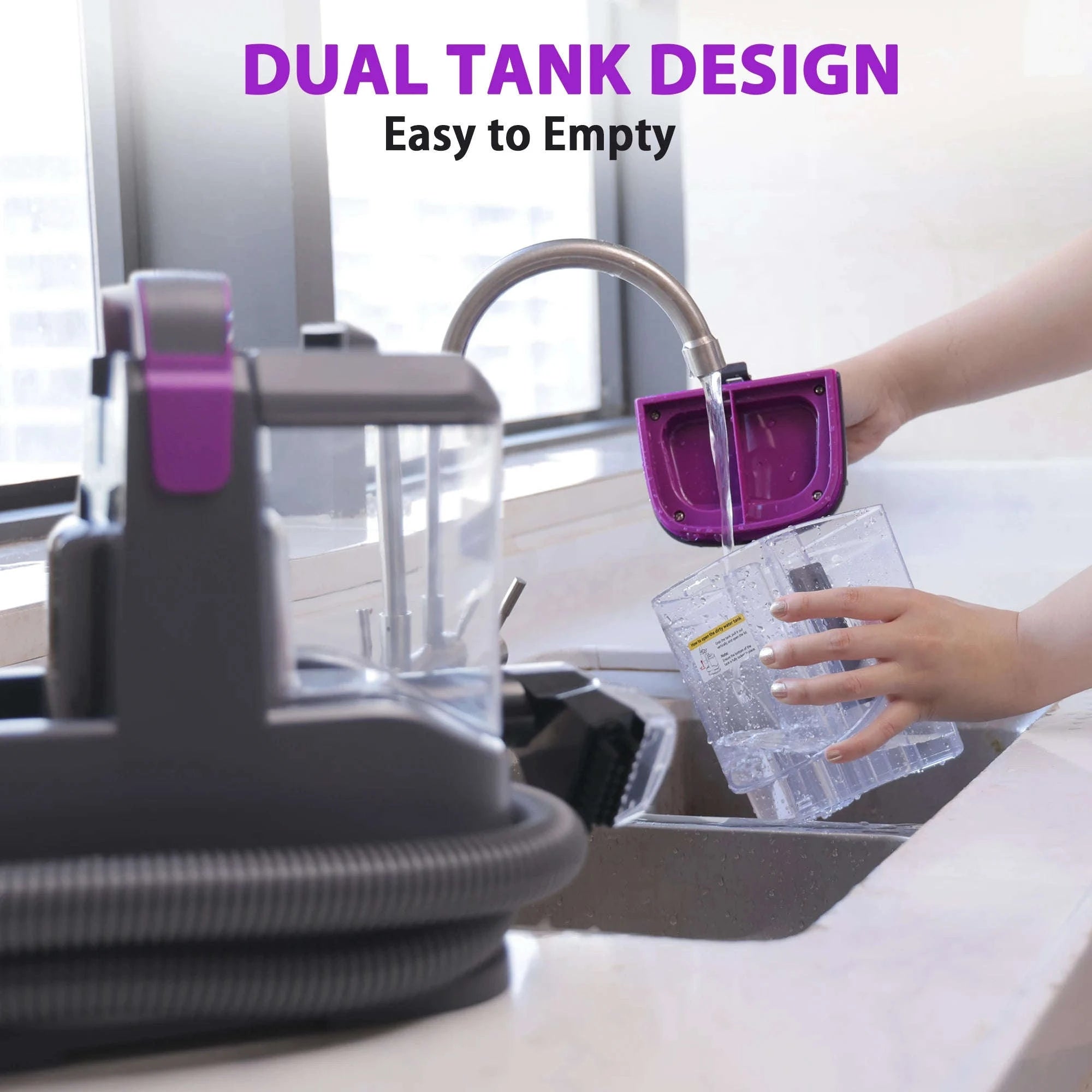 Corded Spot Vacuum Cleaner with Wet Sprayer for Sofa and Car-Lavender / United States / US