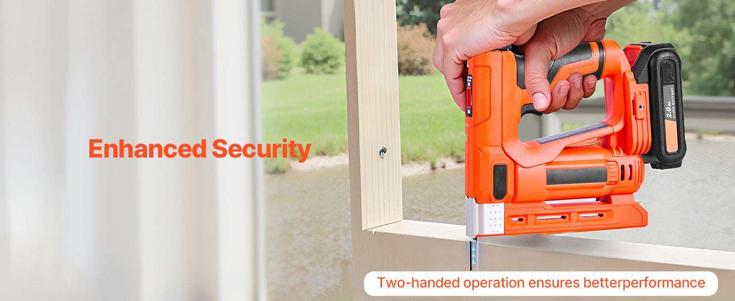 Cordless 2-in-1 Brad Nailer & Staple Gun with Battery-TypeB / United States