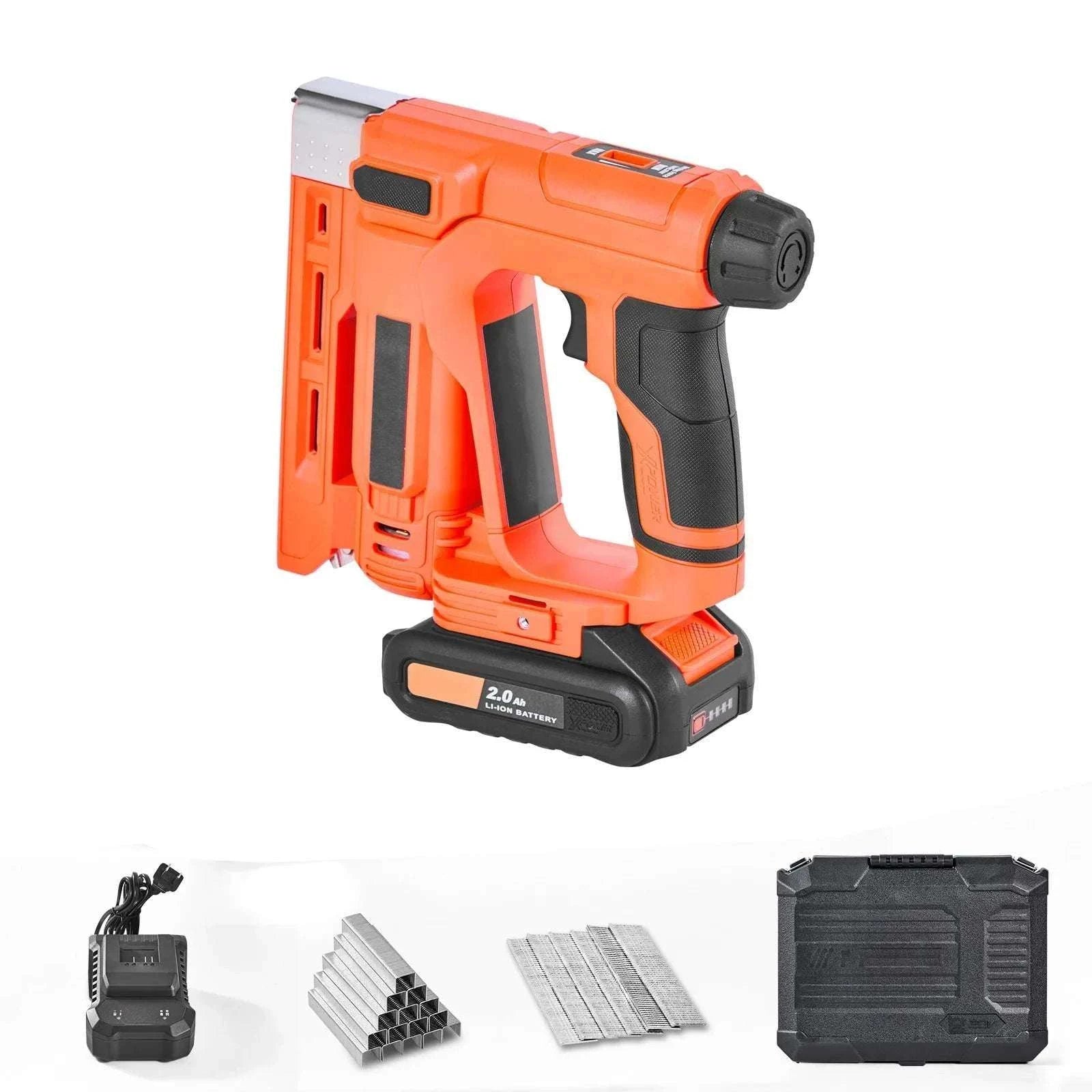 Cordless 2-in-1 Brad Nailer & Staple Gun with Battery-TypeB / United States