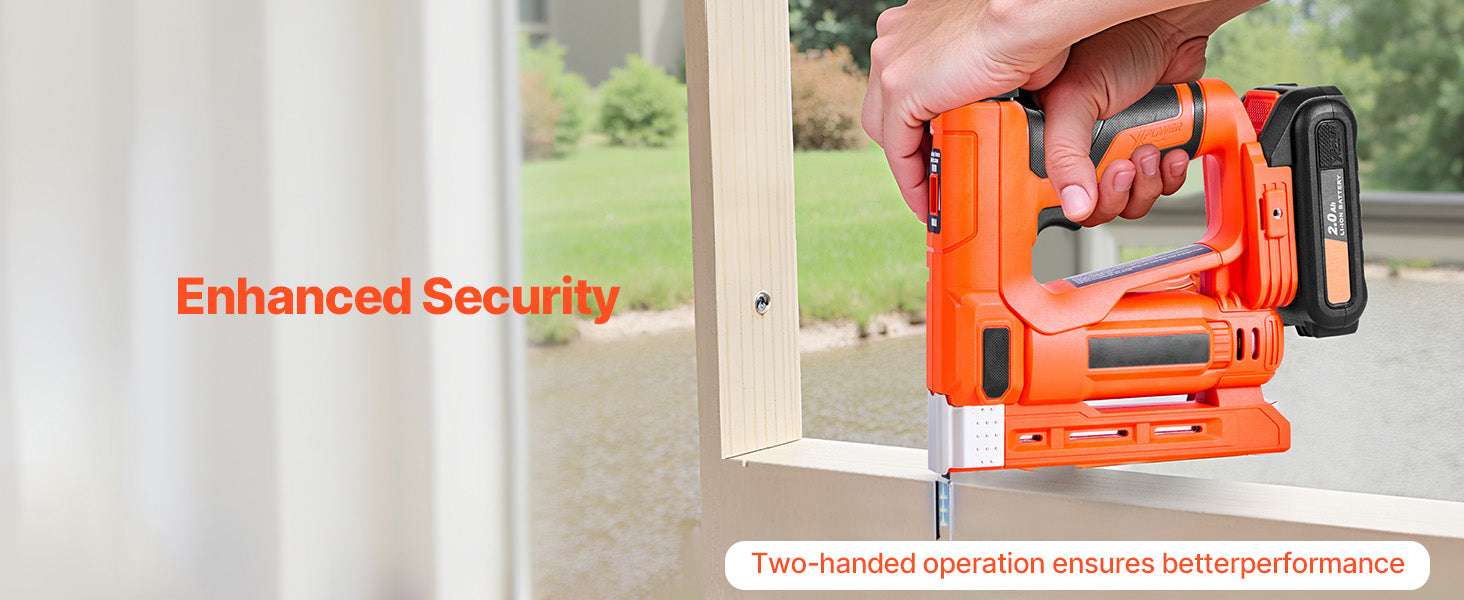 Cordless 2-in-1 Brad Nailer & Staple Gun with Battery-TypeB / United States