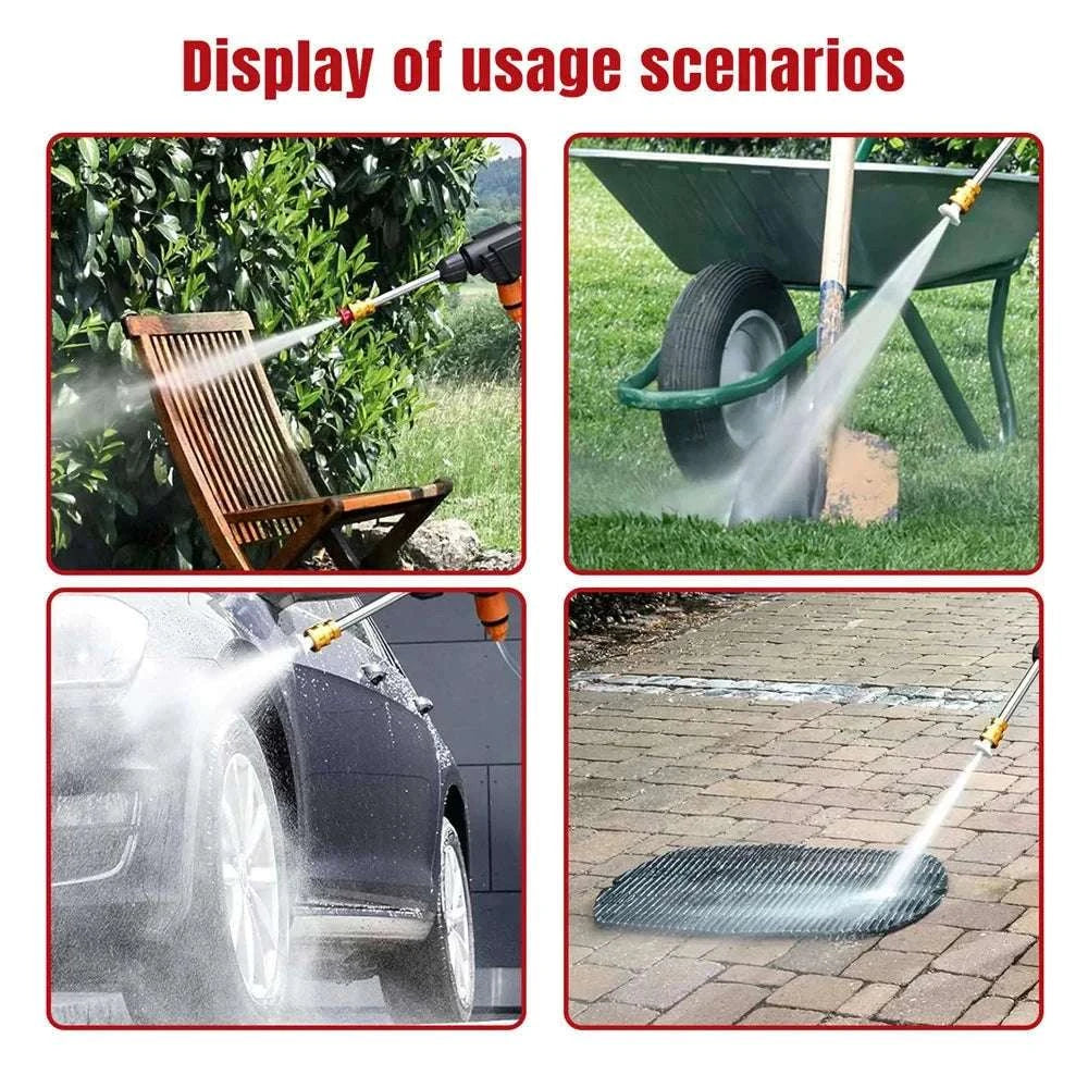 Cordless 30Bar Pressure Washer 48V Portable Car Cleaning Gun-