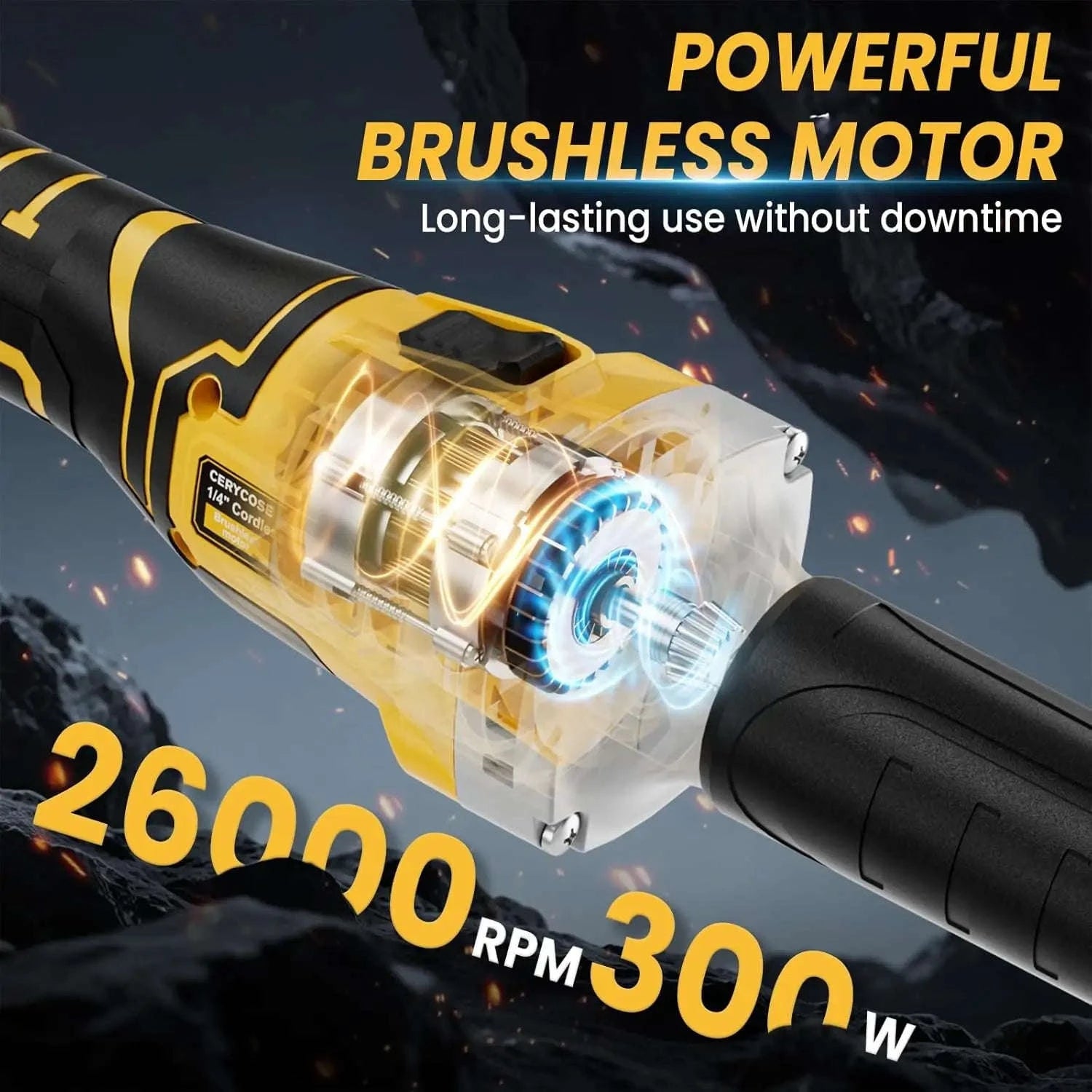Cordless Die Grinder 26,000 RPM Brushless, Tool Only-United States