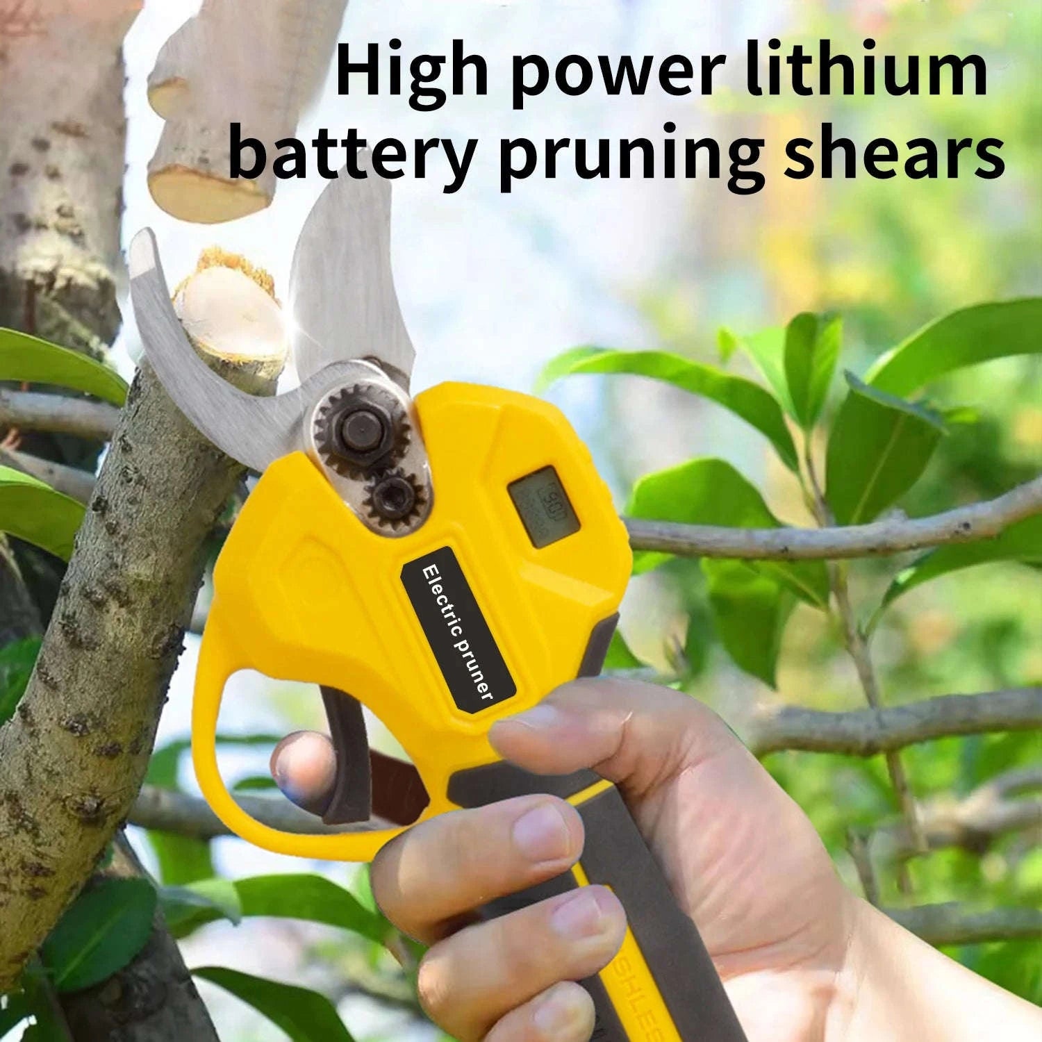 Cordless Electric Pruning Shears 30mm–40mm Brushless Cutter-40mm-1 pc battery / EU / france