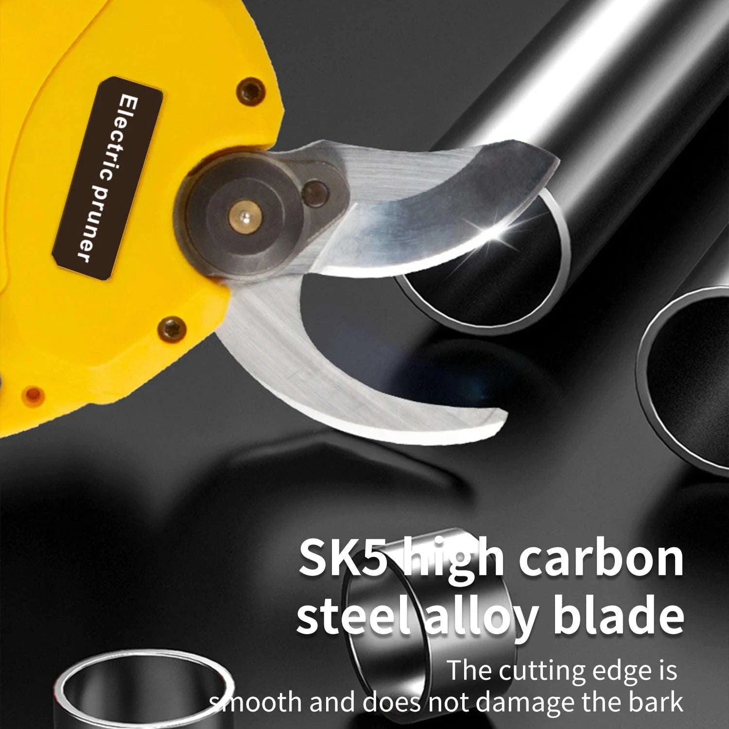 Cordless Electric Pruning Shears 30mm–40mm Brushless Cutter-40mm-1 pc battery / EU / france