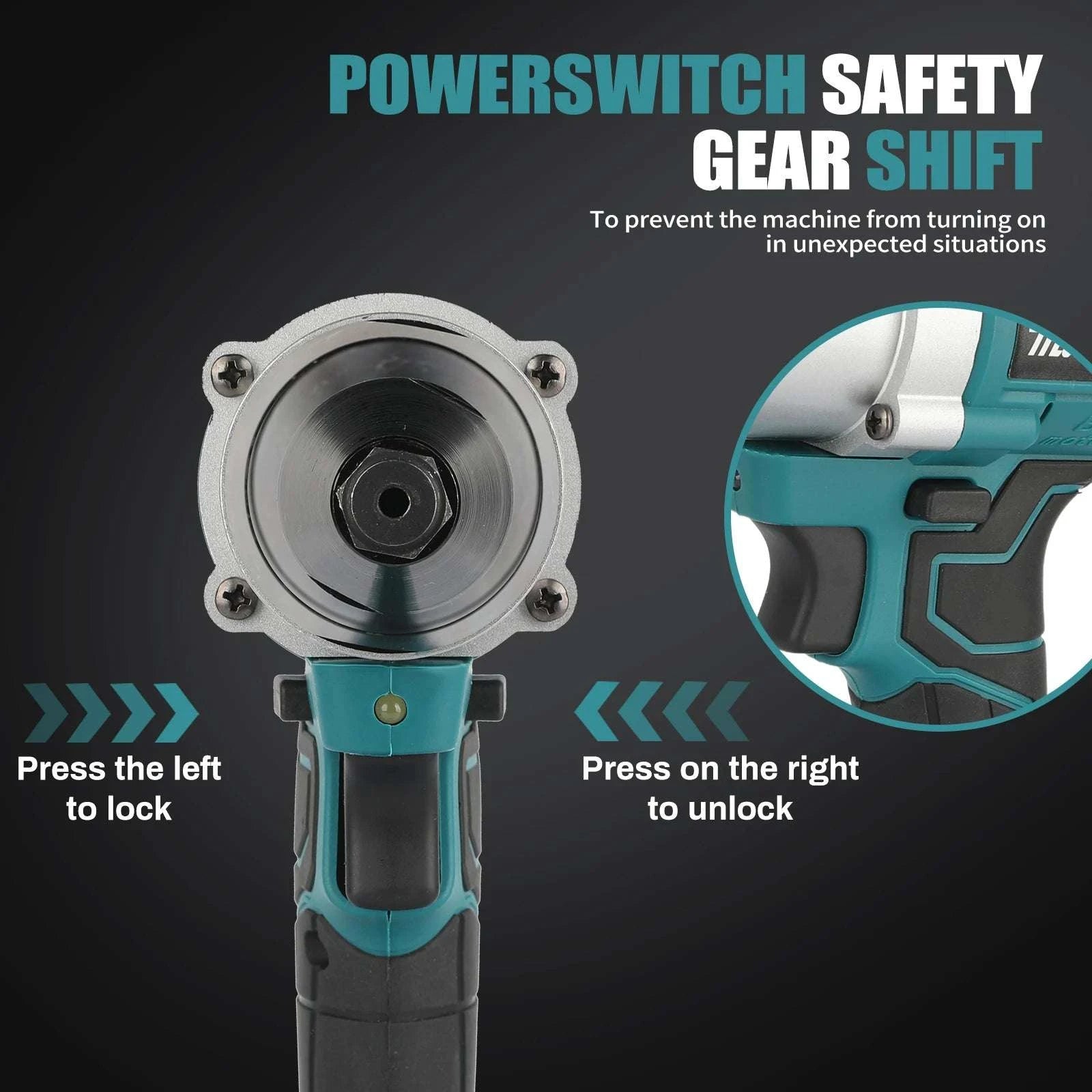 Cordless Electric Rivet Gun with Brushless Motor and LED Light-No battery