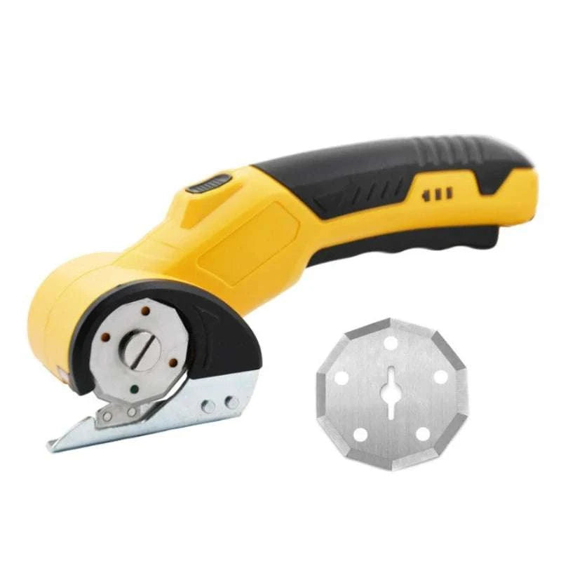 Cordless Electric Scissors for Fabric, Cardboard & DIY Cutting-Orange/Black