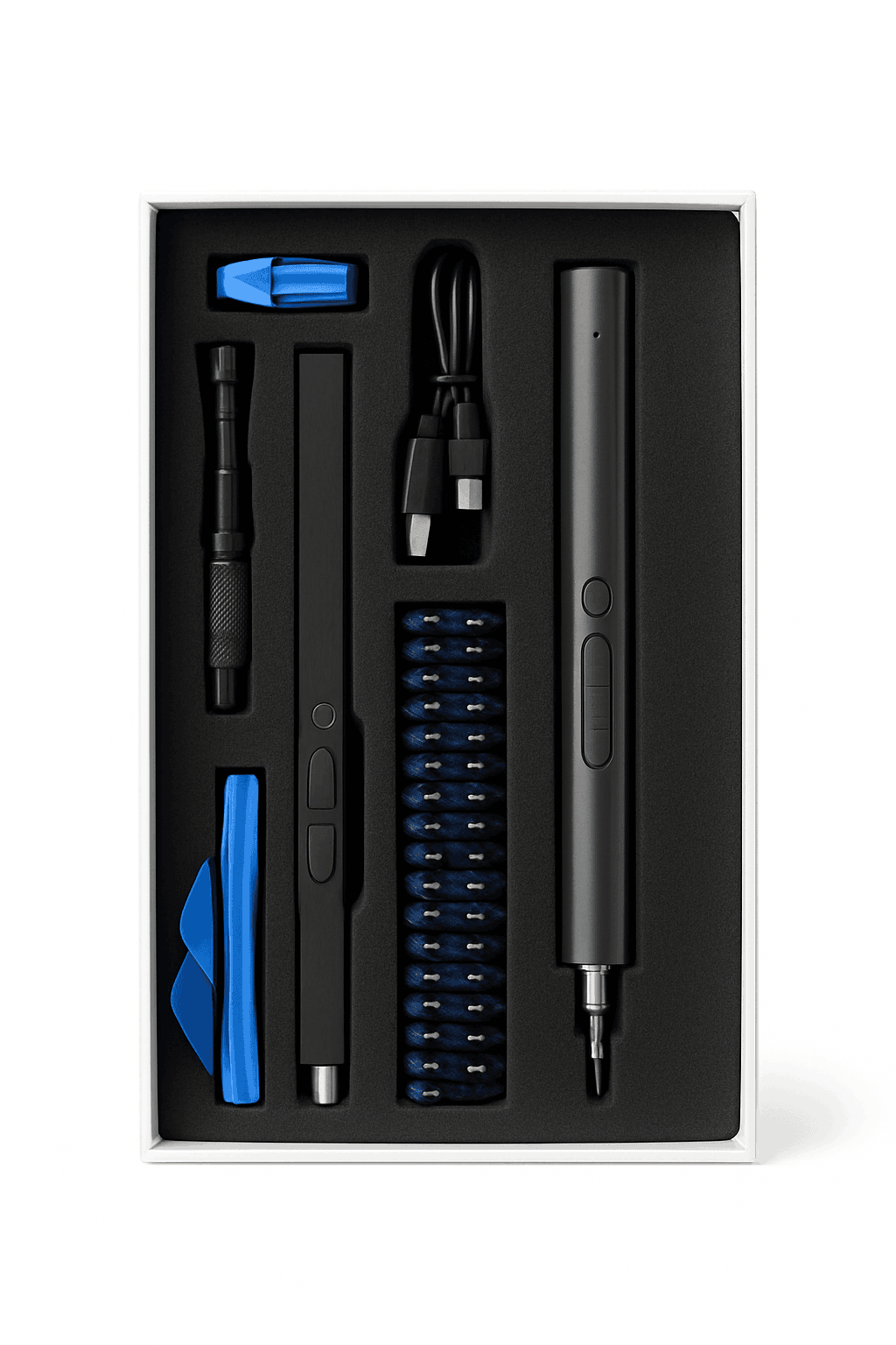 Cordless Electric Screwdriver Set for Precision Repairs-12 in 1