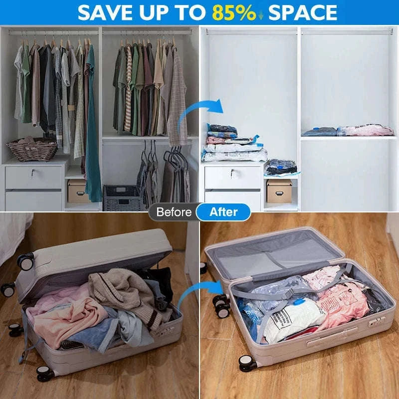 Cordless Electric Vacuum Pump for Travel Storage Bags-only 18 bags combo