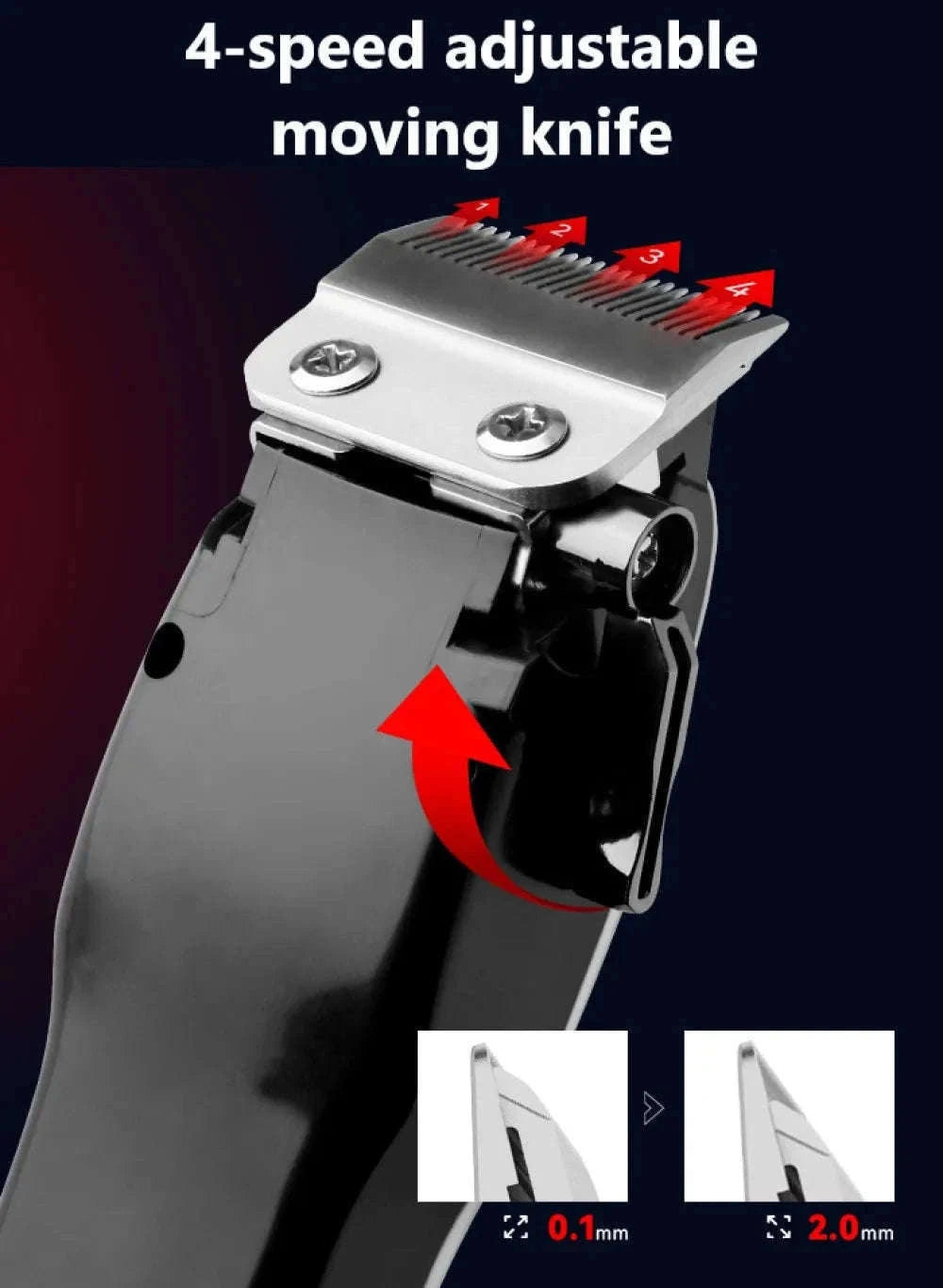 Cordless Hair Clipper for Precise Home Grooming-KM-PG809B