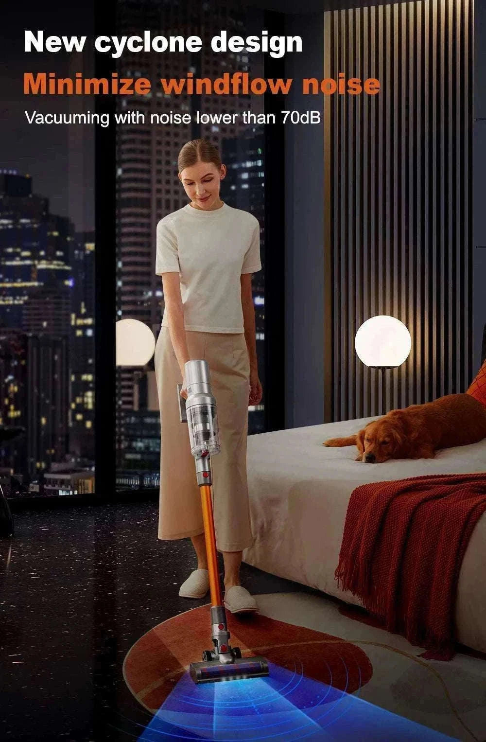 Cordless Handheld Vacuum 27000Pa with Smart Sensor & Touch Screen-CZECH REPUBLIC