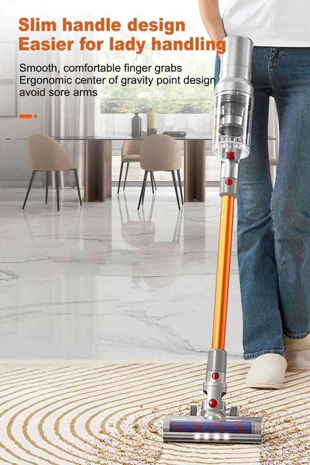 Cordless Handheld Vacuum 27000Pa with Smart Sensor & Touch Screen-CZECH REPUBLIC