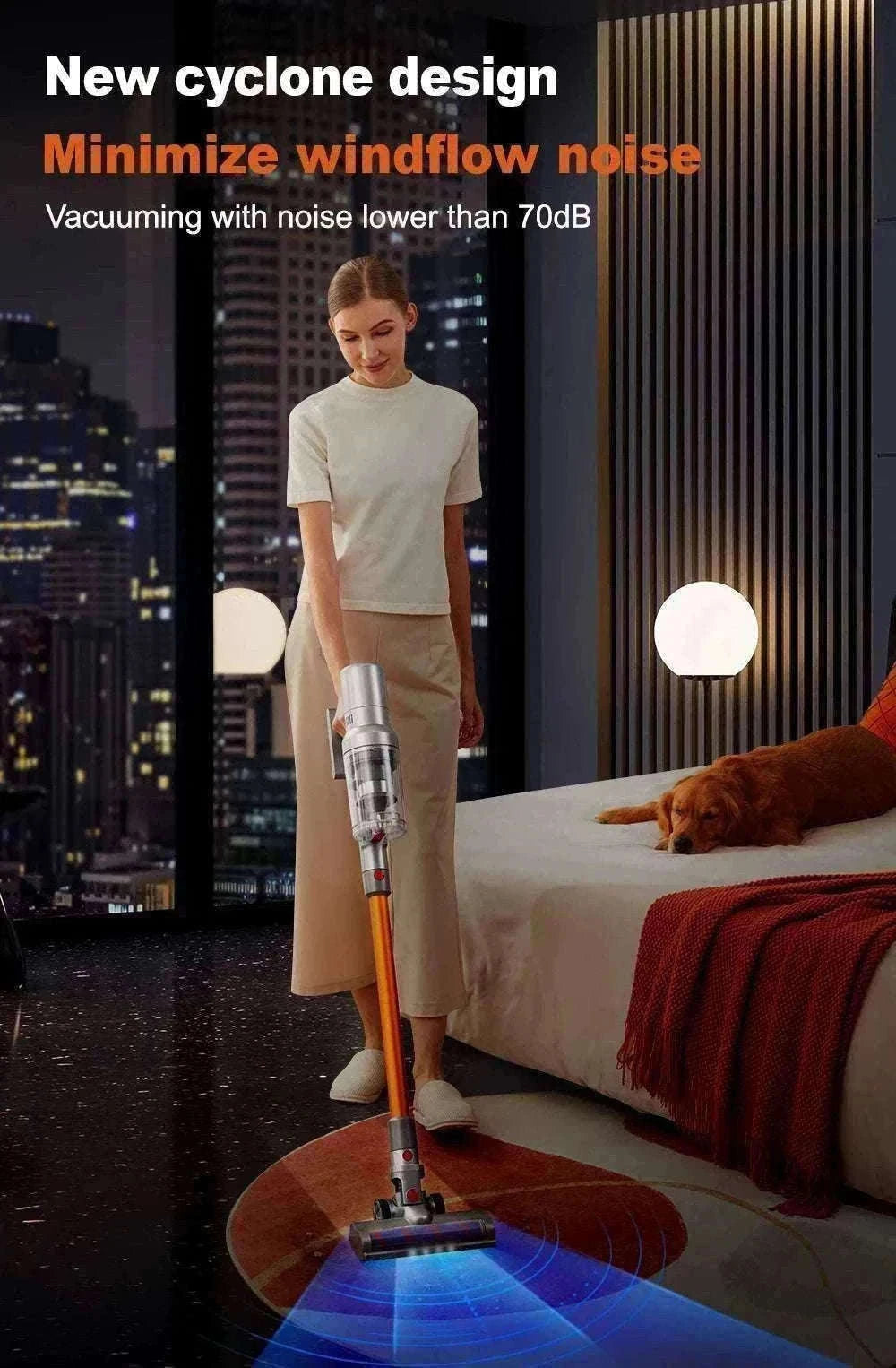 Cordless Handheld Vacuum 27000Pa with Smart Sensor & Touch Screen-CZECH REPUBLIC