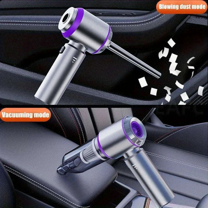 Cordless Handheld Vacuum 30000Pa for Car, Home, and Pet Hair-rosy / Poland