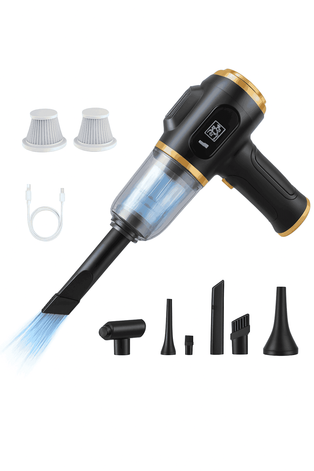Cordless Handheld Vacuum Cleaner with HEPA Filter for Car & Home-