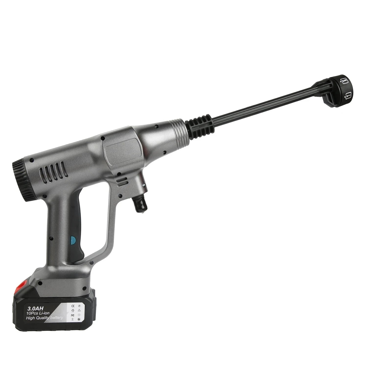 Cordless High Pressure Washer 200 Bar 6-in-1 Nozzle 18V-1 pc battery / EU / france|Electric