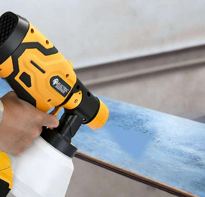 Cordless HVLP Paint Sprayer with 800ml Cup & 3 Spray Patterns-1 Battery / United States