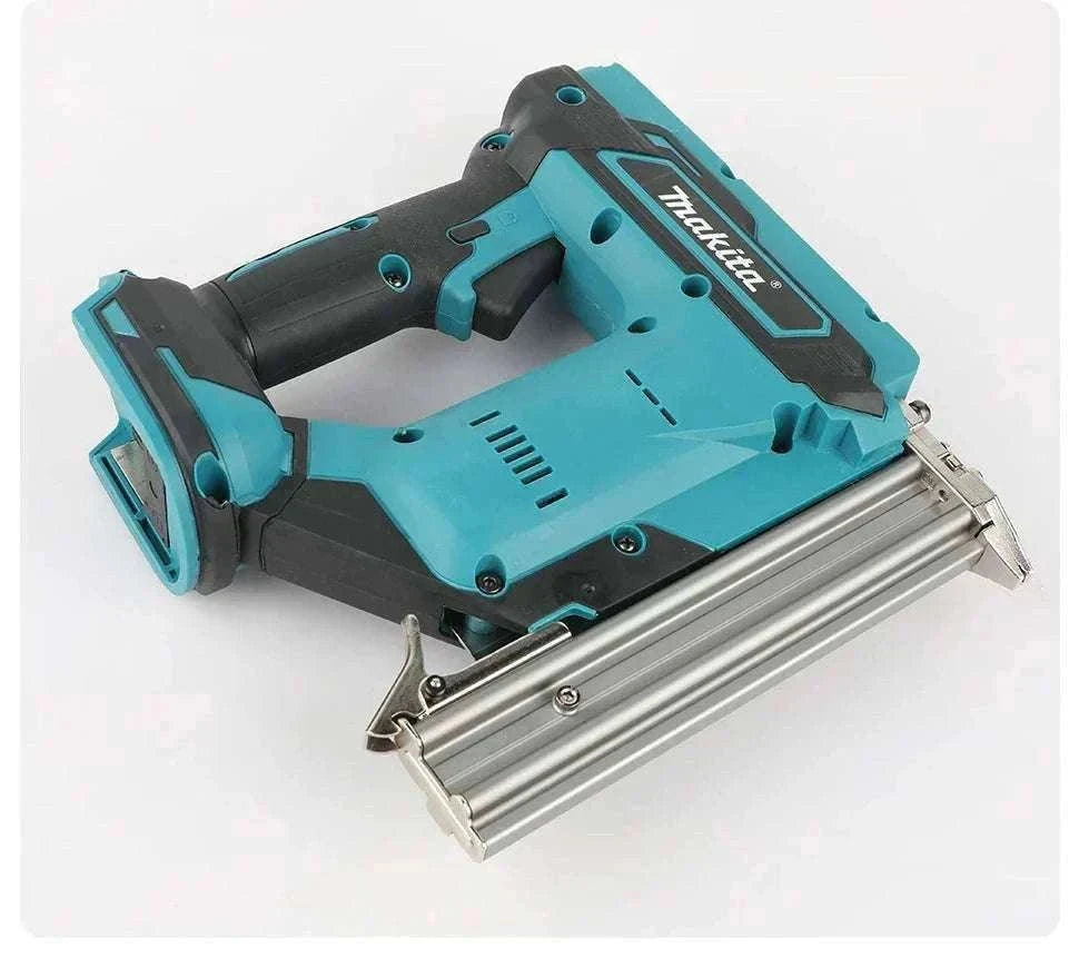 Cordless Nail Gun 10–30mm 100-Nail Capacity High-Speed Woodworking Tool-1Battery 1Charger EU