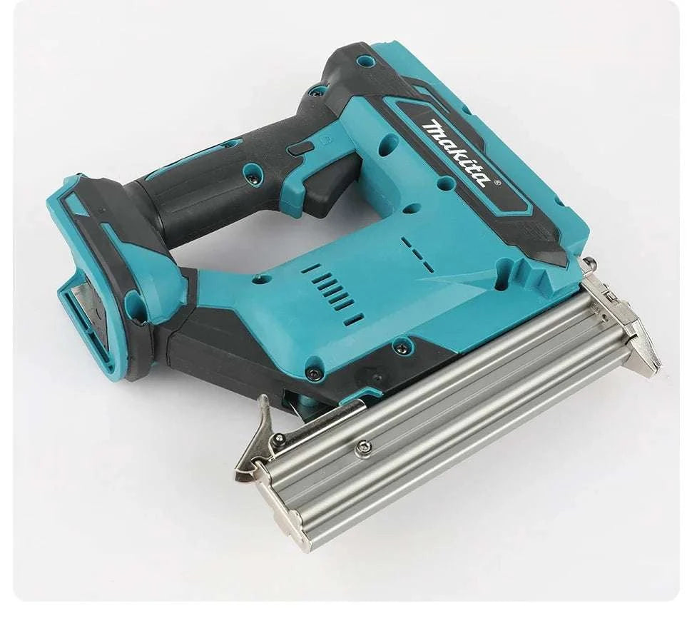 Cordless Nail Gun 10–30mm 100-Nail Capacity High-Speed Woodworking Tool-1Battery 1Charger EU