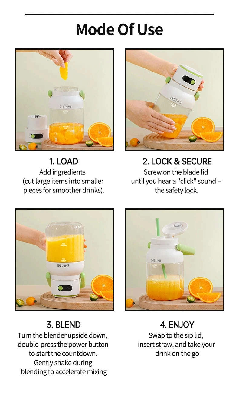 Cordless Portable Blender for Shakes and Smoothies-pink / 7.4V / United States