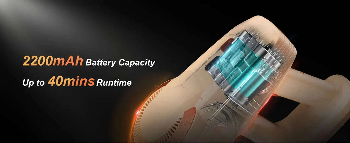 Cordless Stick Vacuum Cleaner 6-in-1 Lightweight-Orange / US / United States