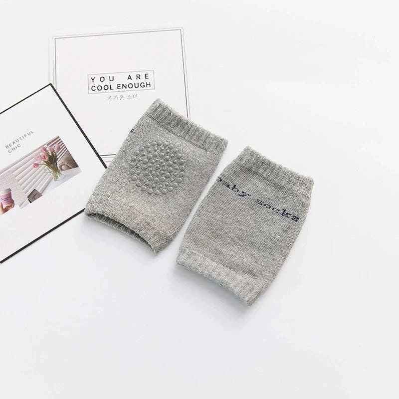 Cotton Baby Knee & Elbow Pads - Blue-blue