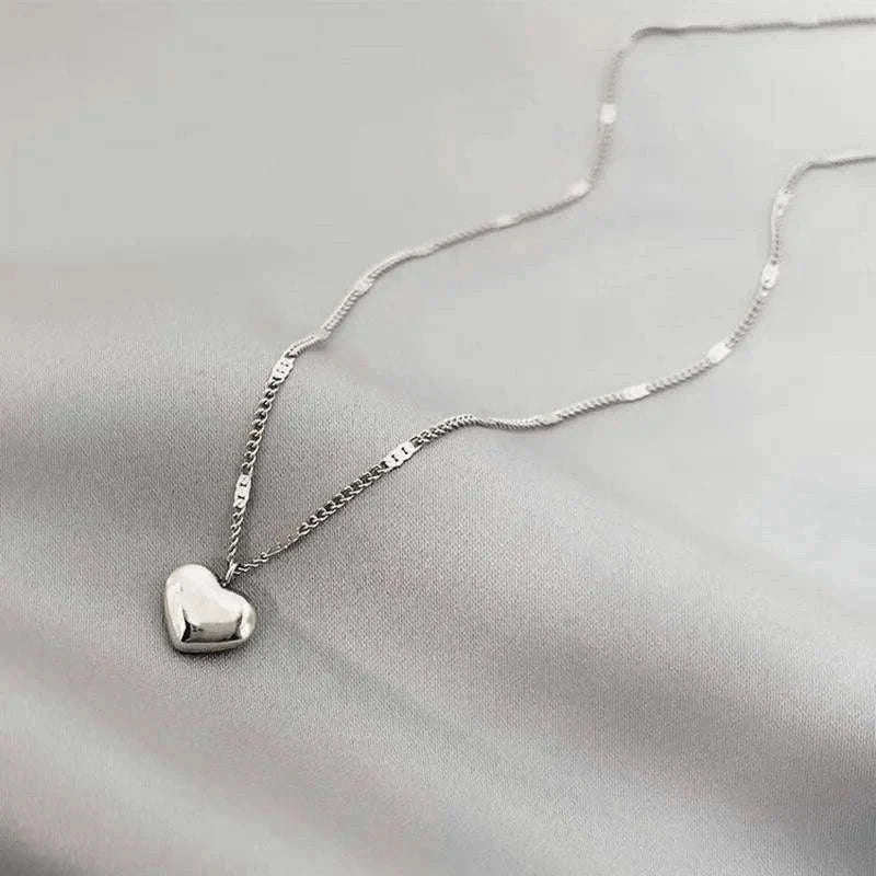 Couple Heart Necklace with Elegant Light Luxury Design-style 01
