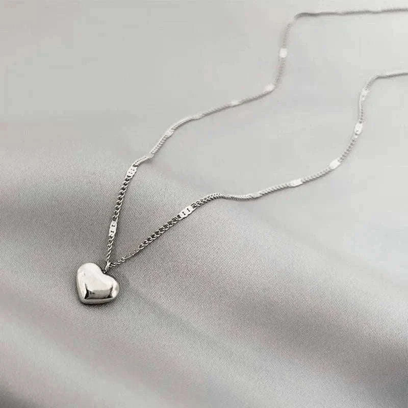 Couple Heart Necklace with Elegant Light Luxury Design-style 01