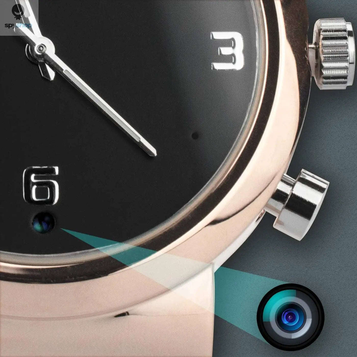 Covert HD Watch Camera – Mini Surveillance Timepiece-Default Title