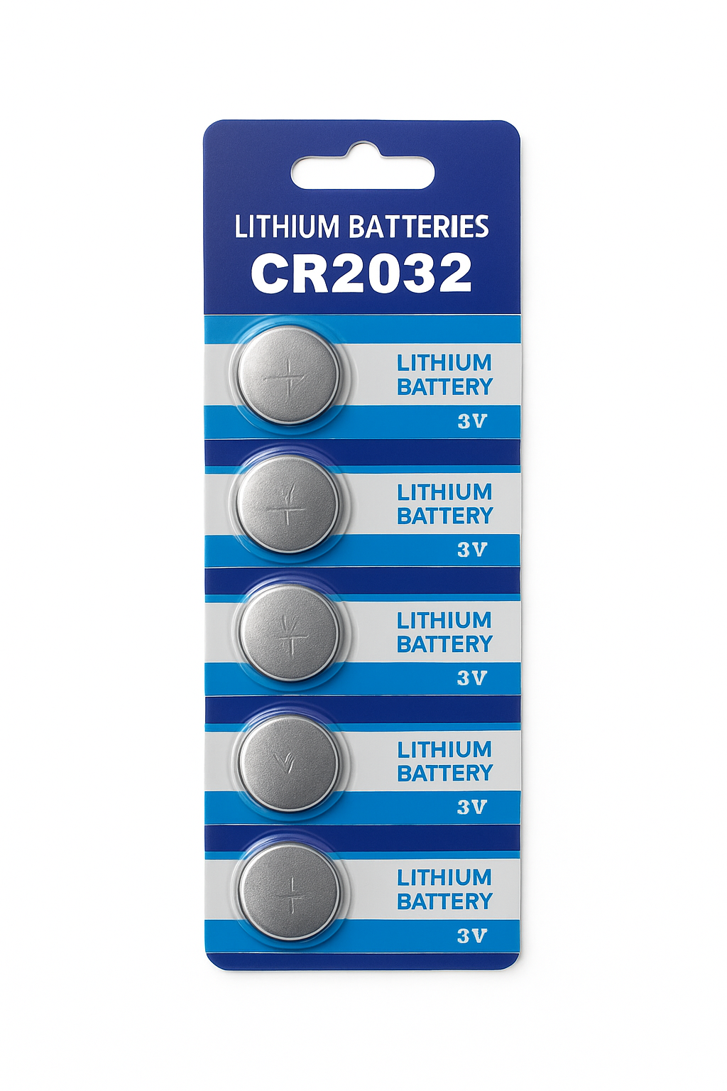 CR2032 3V Button Cell Battery Pack for Remotes, Watches & Electronics