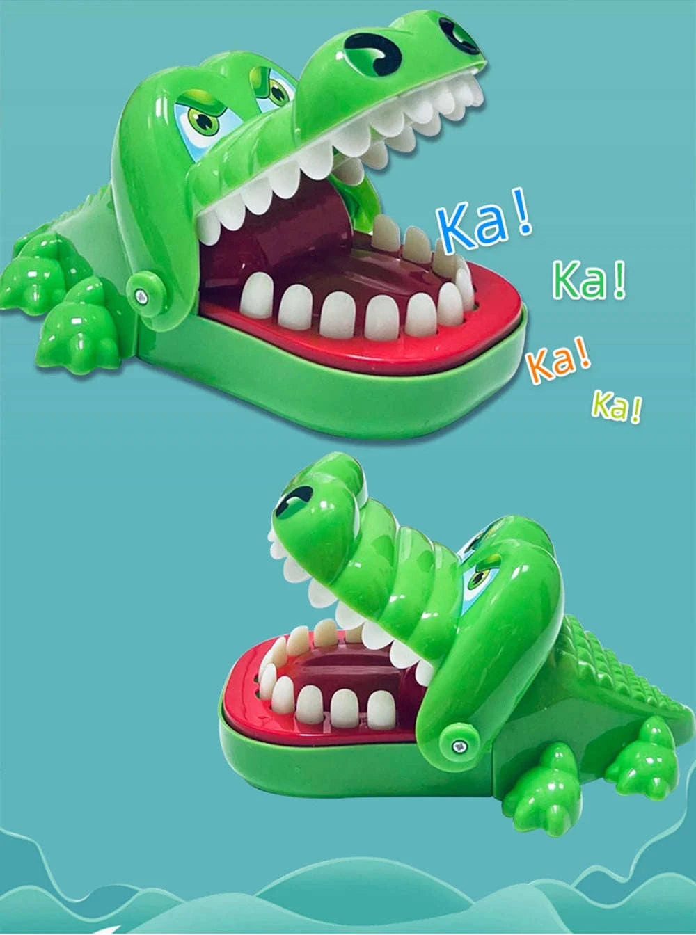 Crocodile Bite Toy Reaction Game-Green / Small